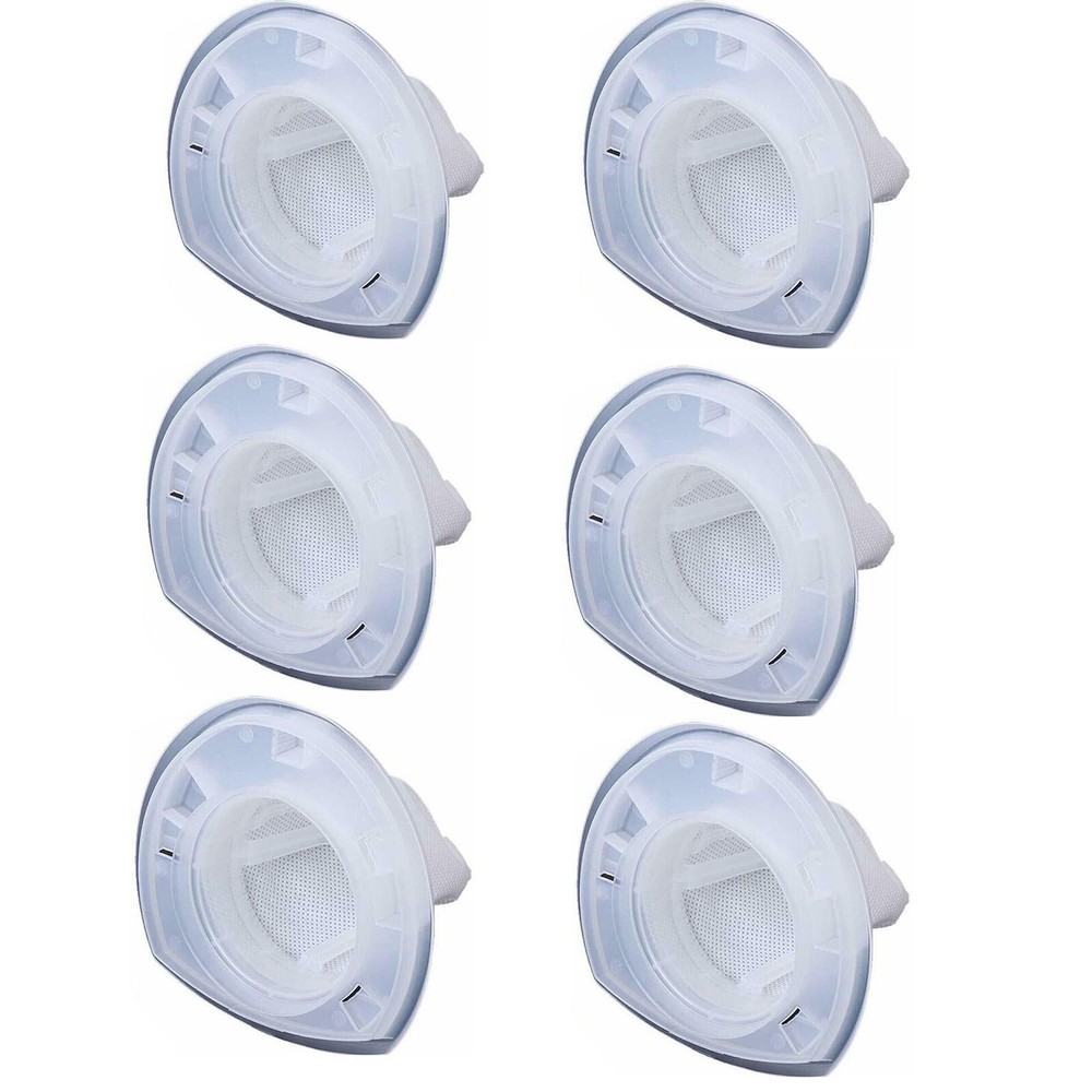 Masterpart 6 Pack Generic Filters Compatible with Black & Decker VF110 filter.