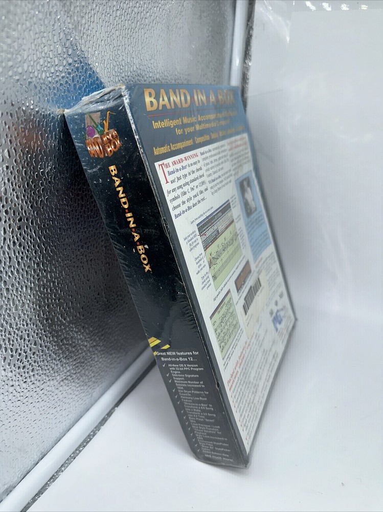 Band In A Box Version 8, NEW, SEALED UNOPENED, Mac System 7.5+, Windows 95/98