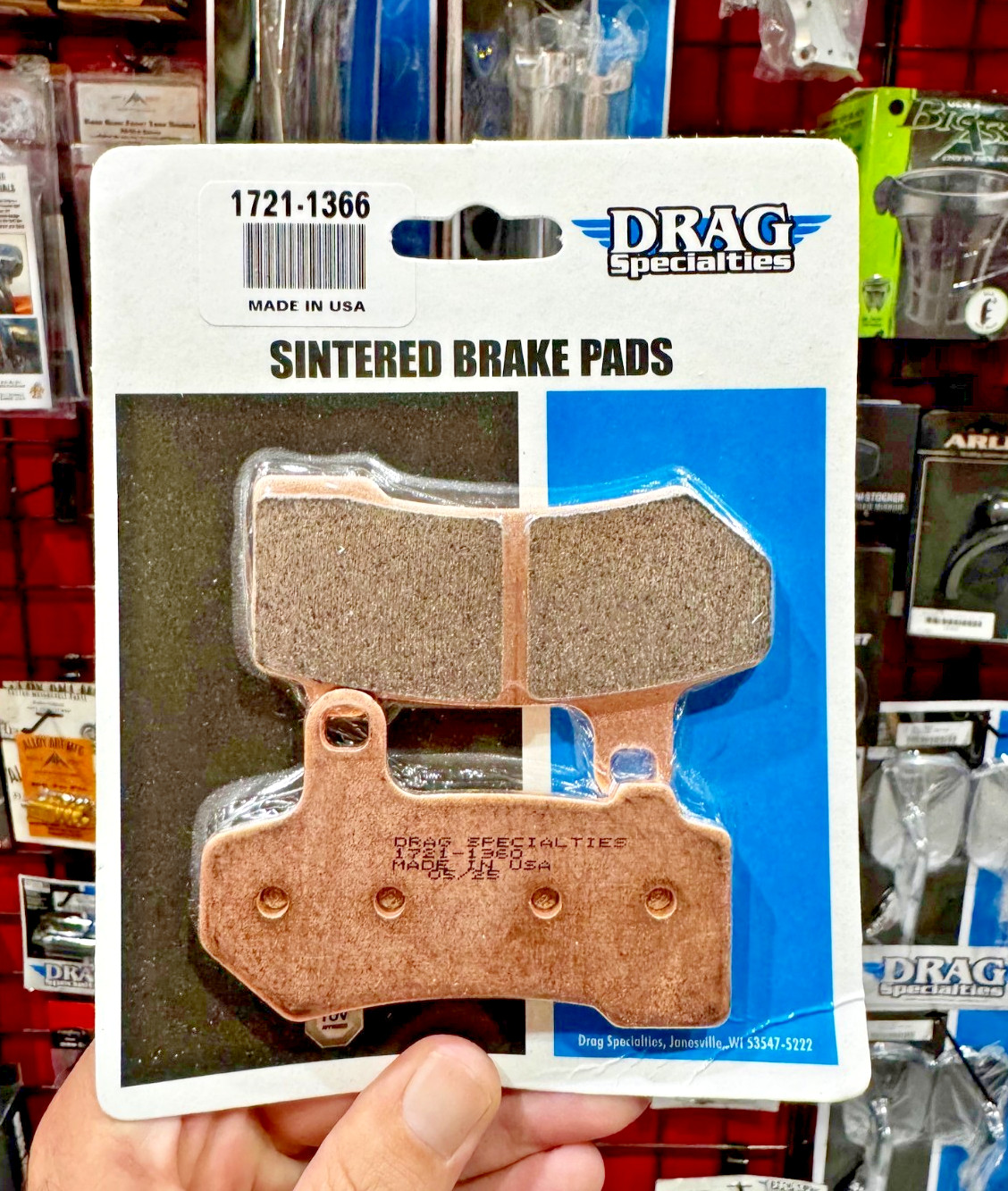 Drag Specialties Sintered Metal Front / Rear Brake Pads - 08-25 Harley FLTR FLHX