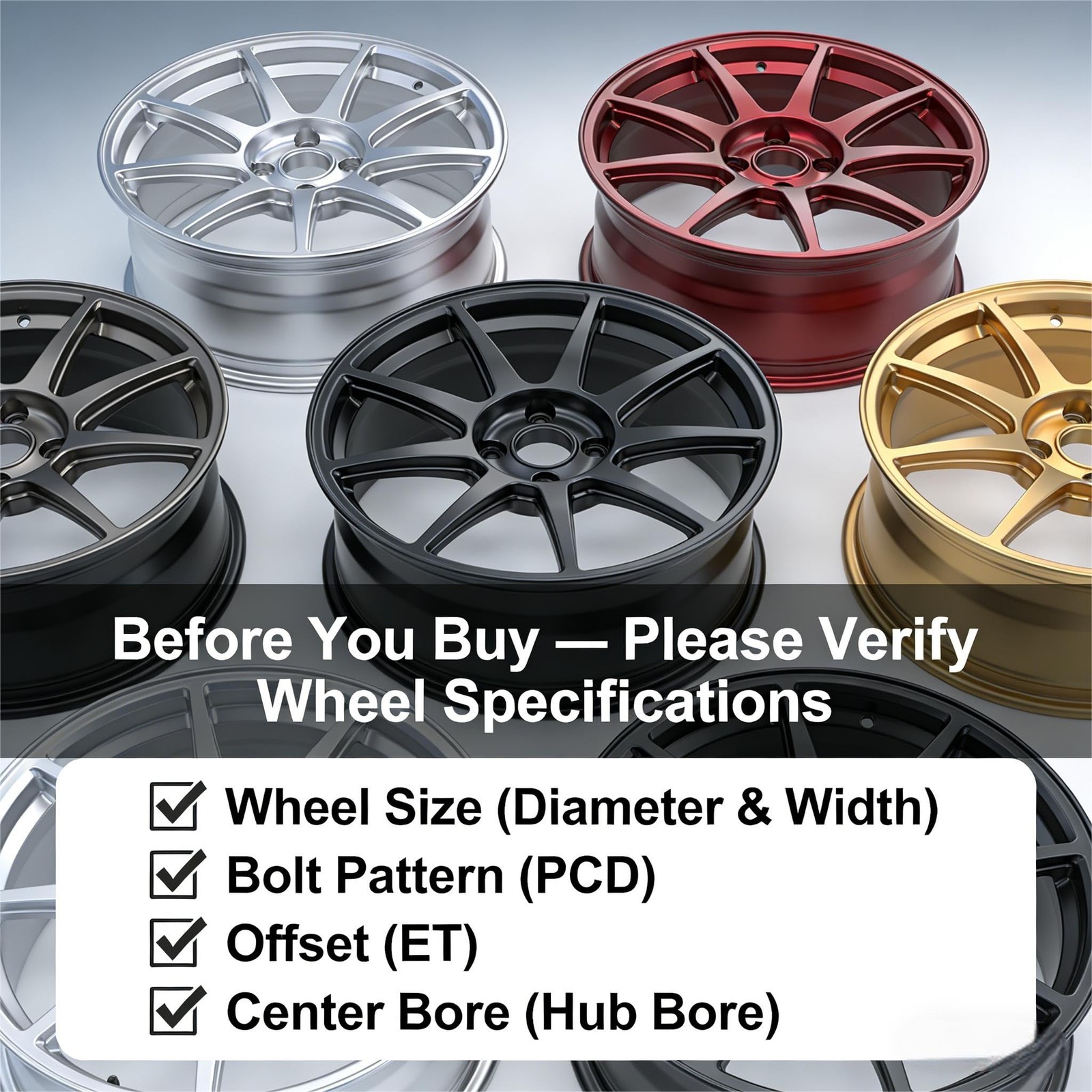 19x8 Front Wheel Rim for 530i 530e 540i M550i 5x112 ET30 66.6mm Hub Alloy