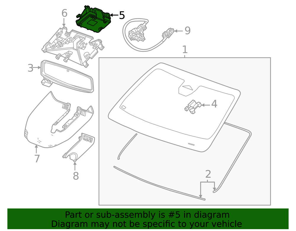 Genuine GM Front Camera 86534036