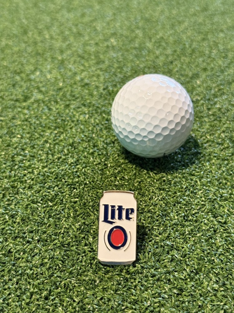 "Lite Time" Golf Ball Marker Inspired by Miller Lite