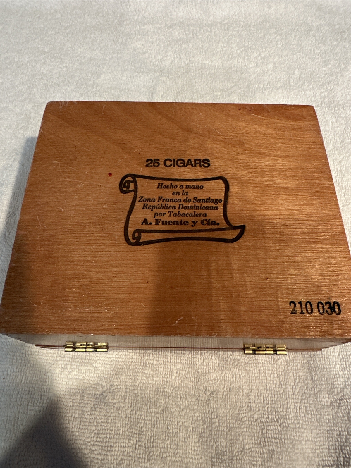 Arturo Fuente Wooden Empty Cigar Box Cuban Corona Empty