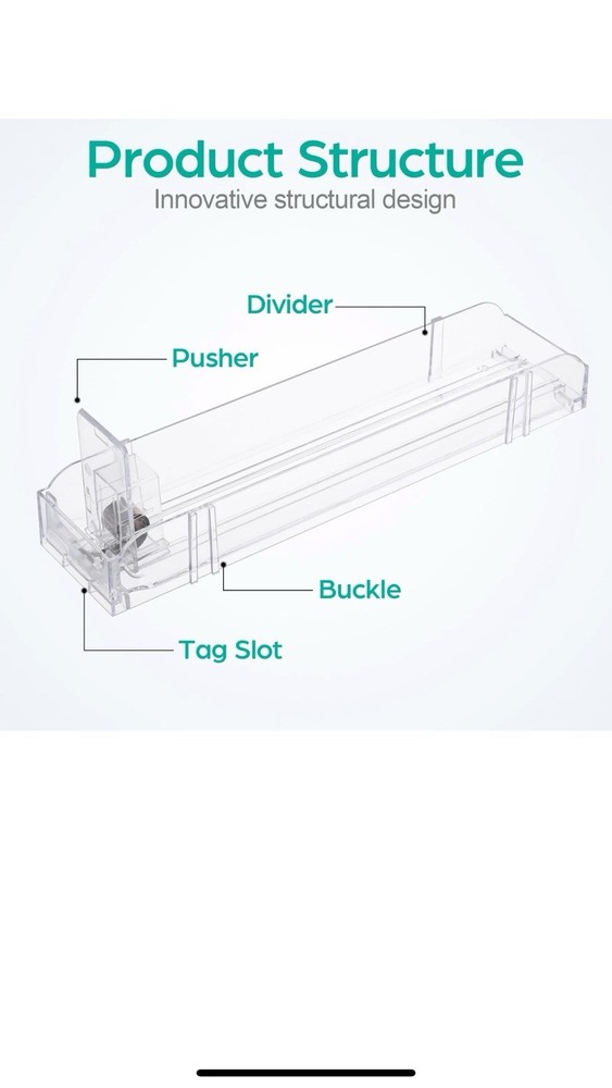 Automatic Cigarette Pusher Tray Retail Display Holder Case/cards/drinks/vending