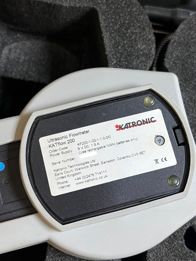 Katronic KATflow 200 Handheld Digital Ultrasonic Flow Meter