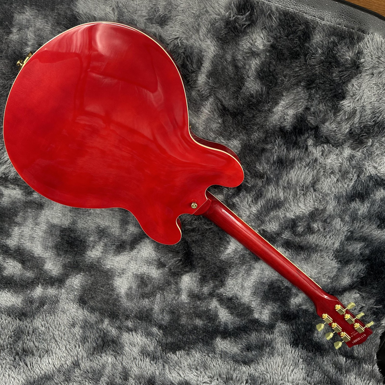 Back to the Future"1955"ES-345 Cherry Red Electric Guitar Rosewood Fingerboard