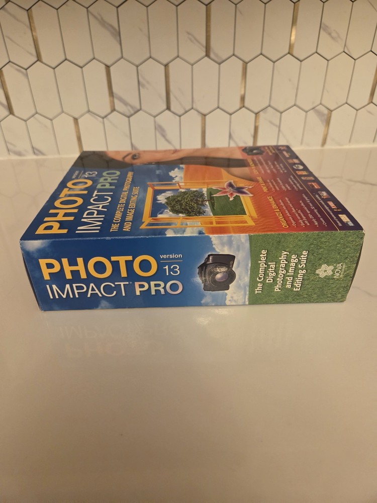 Nova Development PhotoImpact Pro 13 Complete W/user manual Used