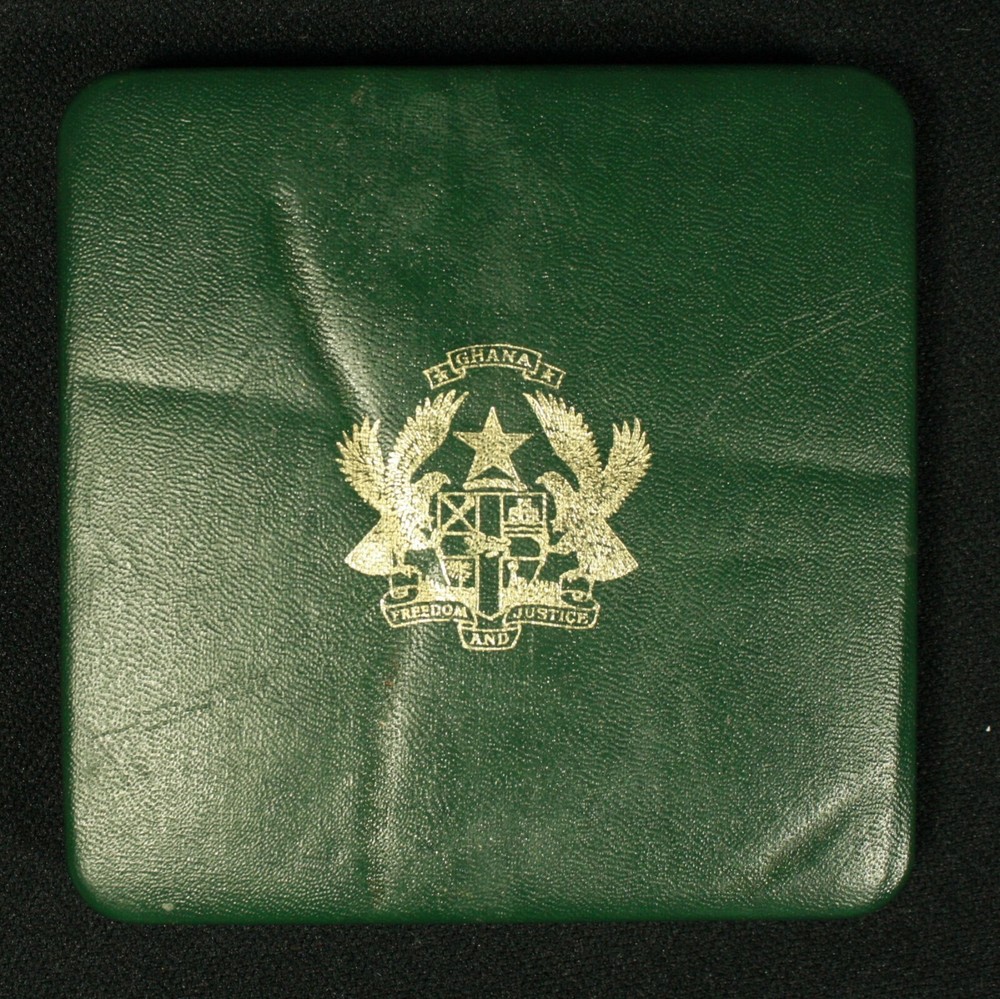 1958 Ghana 7pc Silver Proof Set W/OGP