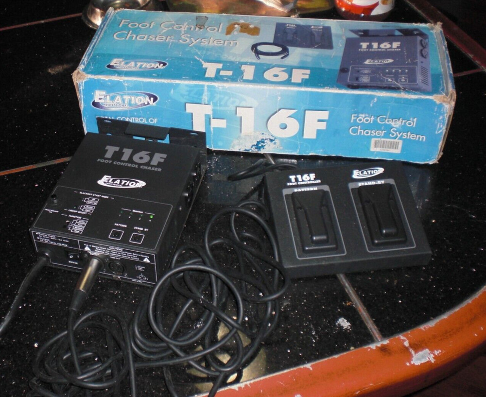 Elation T-16F 4-channel Foot Control Chaser Pack