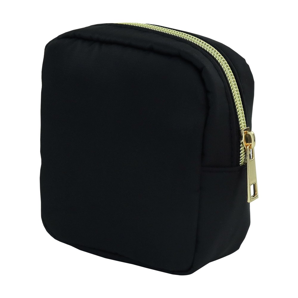 (2 pack Small Zippered Craft Storage Bag Black