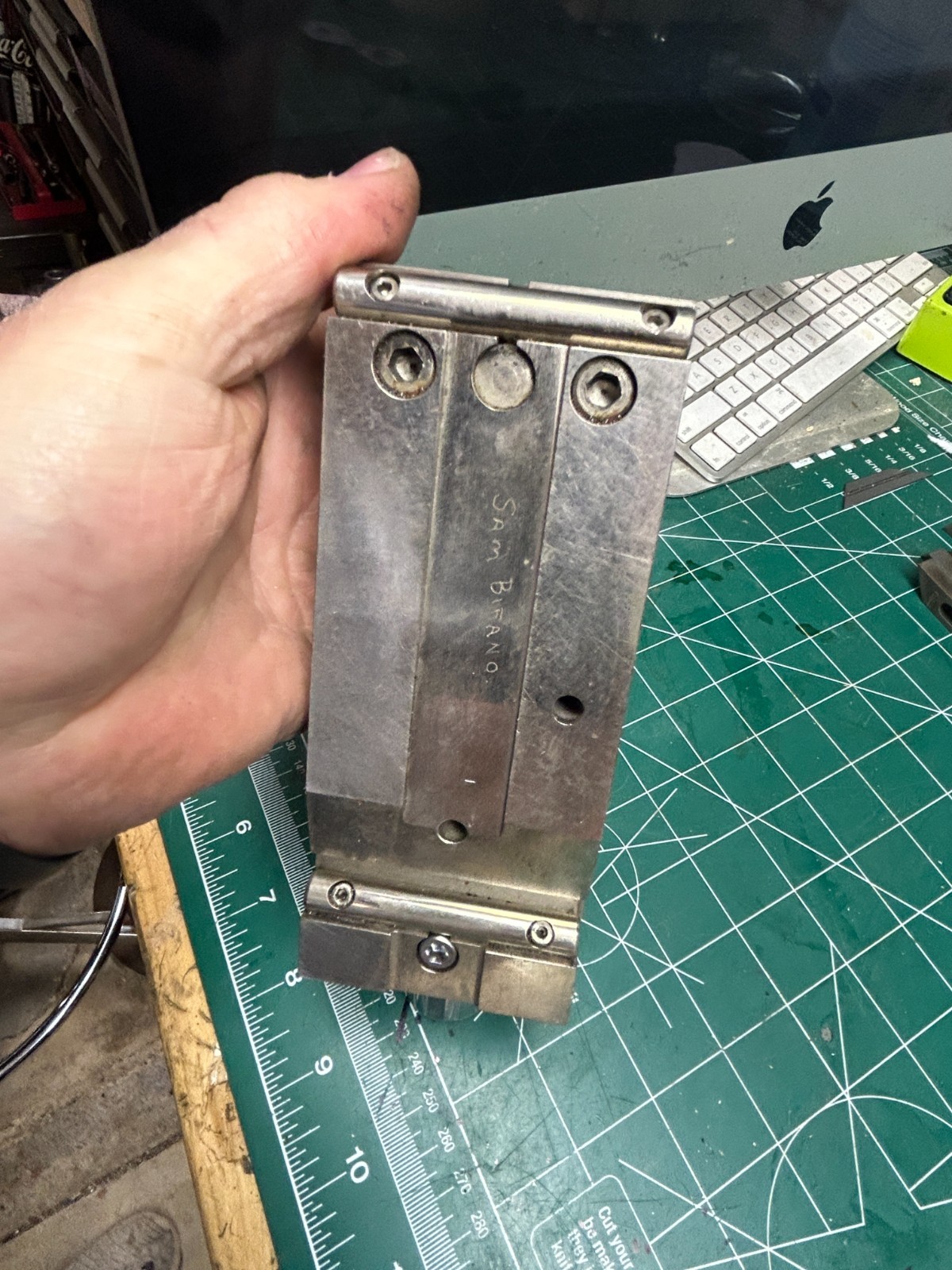 MACHINIST HmSh LATHE MILL 2 1/2" Tool Makers Precision Sine Vise Grinding