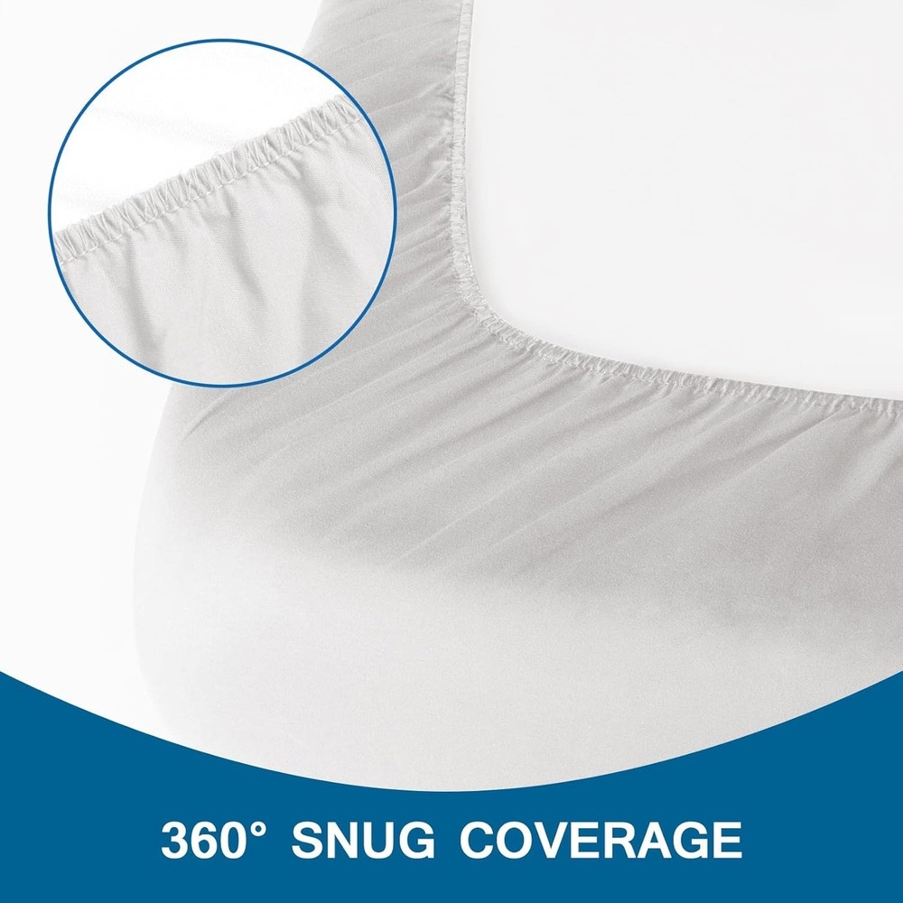 Cot Sheets 31 x 75 Fitted Breathable Microfiber Rv Bunk Bed Sheets