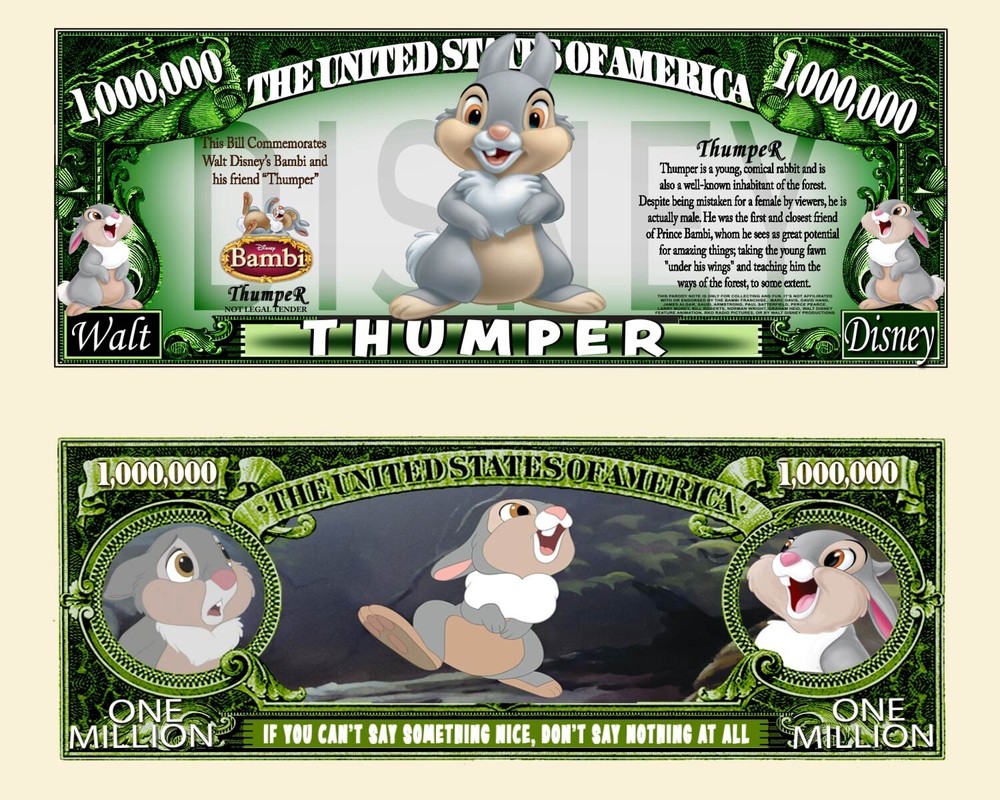 OUR THUMPER NOVELTY NOTE (25 Bills)