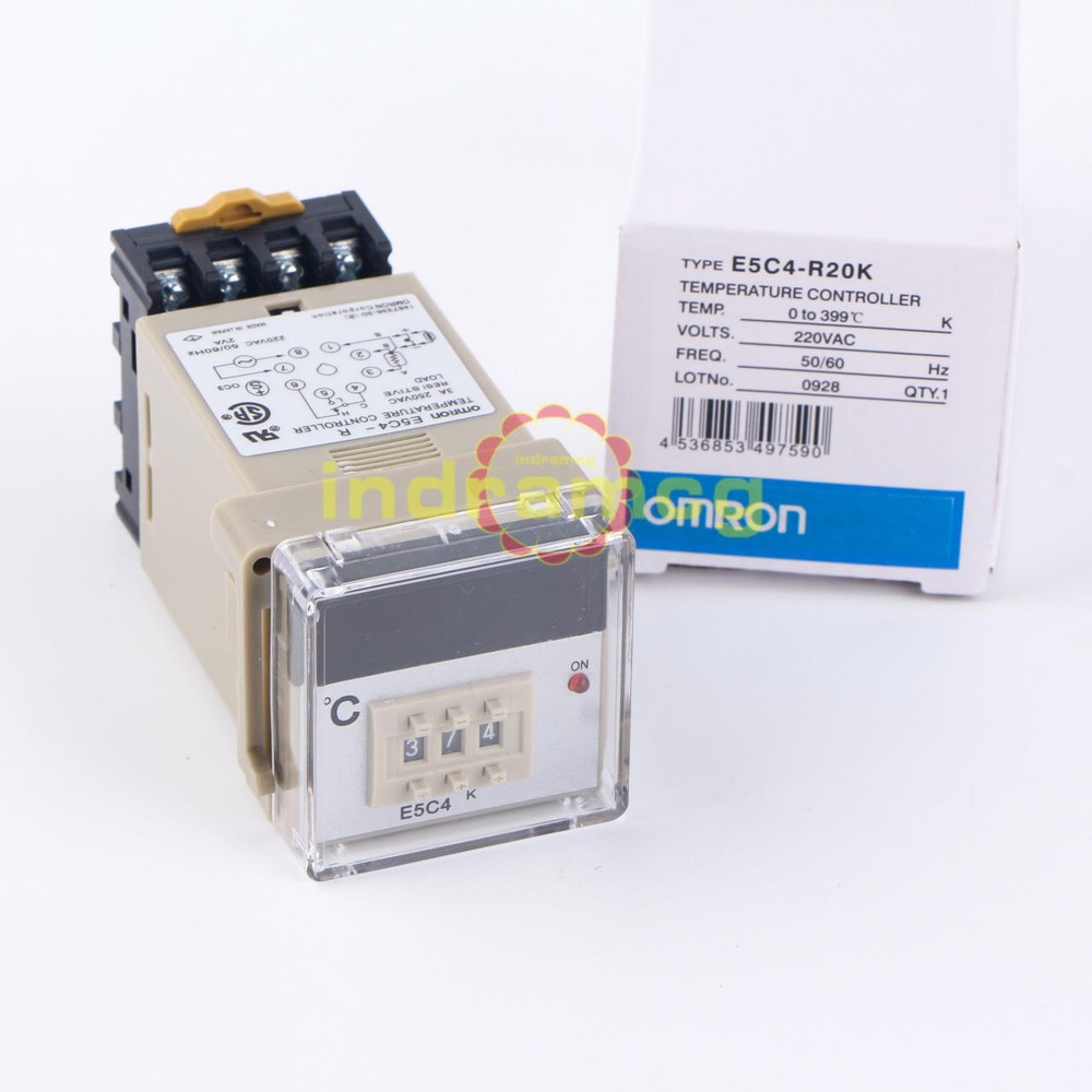 ONE E5C4-R20K 220VAC Temperature Controller 0-399°C NEW