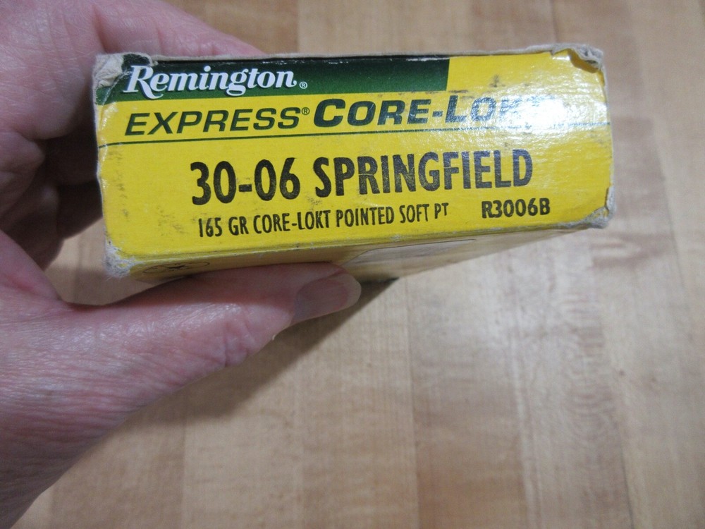 Empty Ammo Box Remington Express Core-Lokt 30-06 Springfield w insert (w15) #8