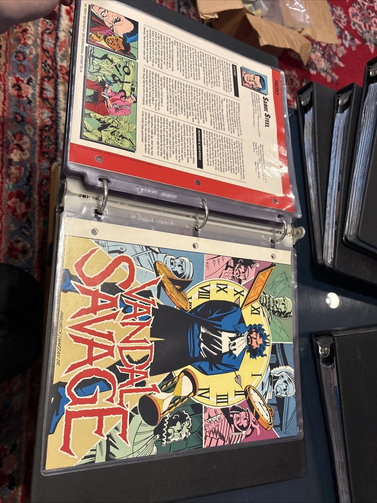 Comic Book Bio Binder