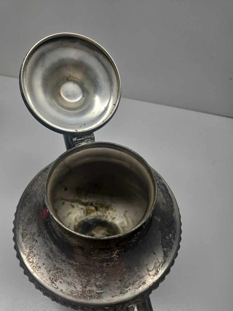 Silver On Copper Teapot