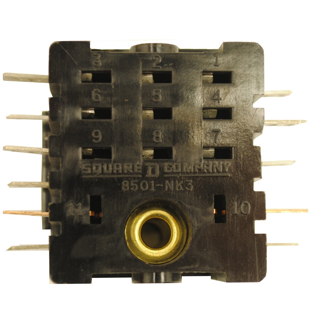 Square D Track Mounted Relay Socket, Class 8501, Type NK3T, Series-C