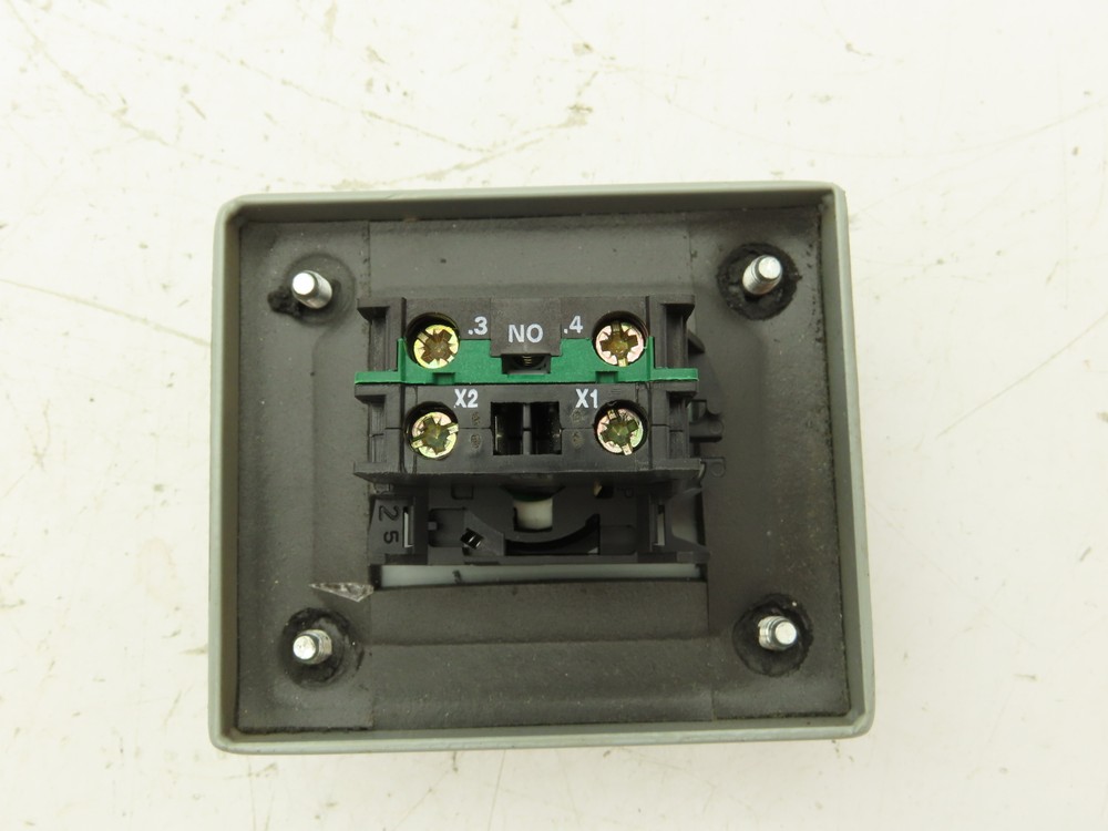 Electromate E1PBGM Green Illuminated Pushbutton Enclosure