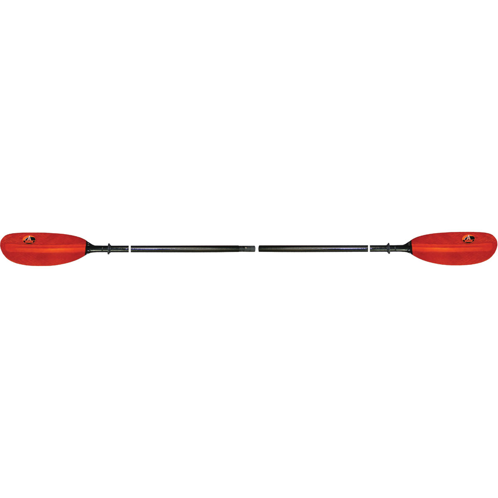 Advanced Elements 4-Part Fiberglass Kayak Paddle, Black/Red