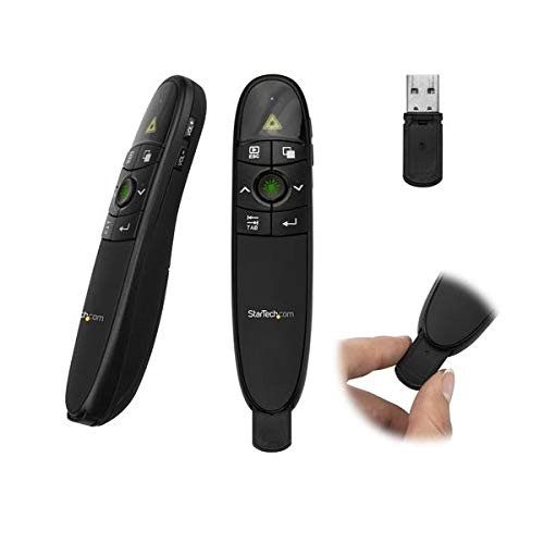 StarTech PRESREMOTEG Wireless Presentation Remote 90 ft Green Laser