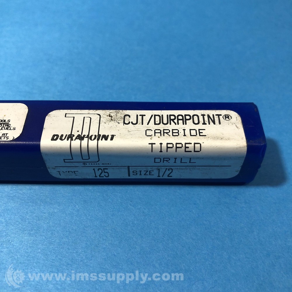 CJT/Koolcarb, Inc. 125 1/2" Solid Carbide Drill Bit FNOB