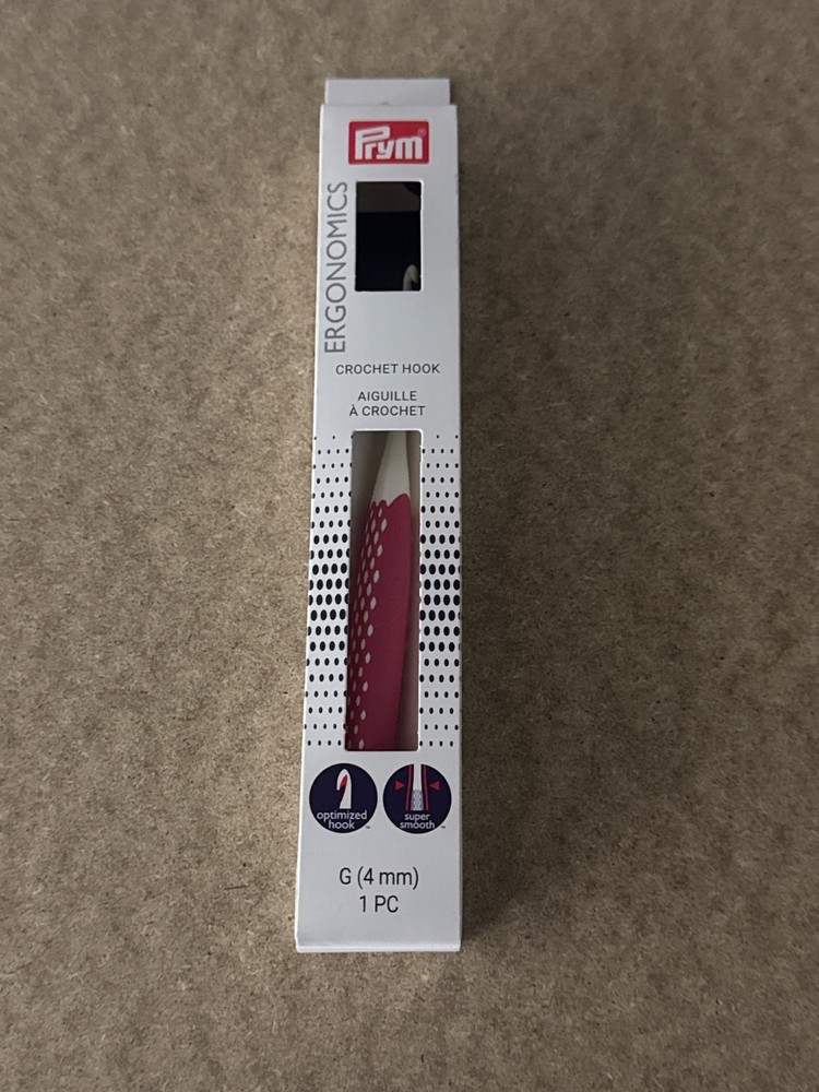 Prym Ergonomic Crochet Hook Size G (4.0mm)