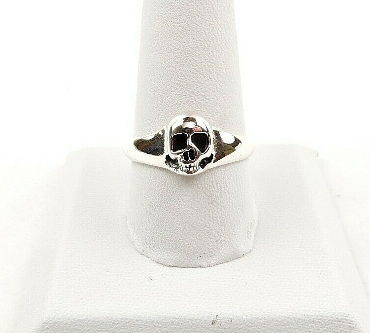 Sterling Silver Skull Ring - Free Gift Packaging