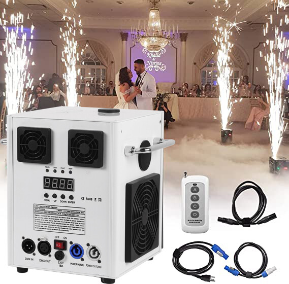 4Pack Cold Spark Machine Firework Effect KTV Party Show Flight case