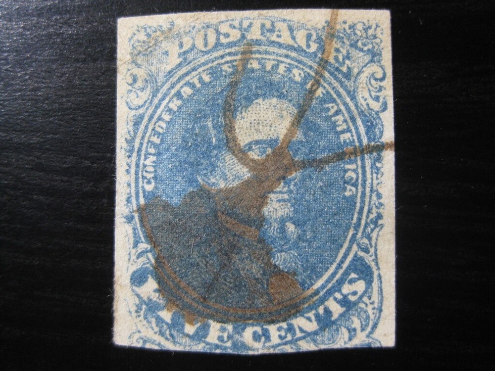 CONFEDERATE STATES CSA Sc. #4 scarce used stamp!
