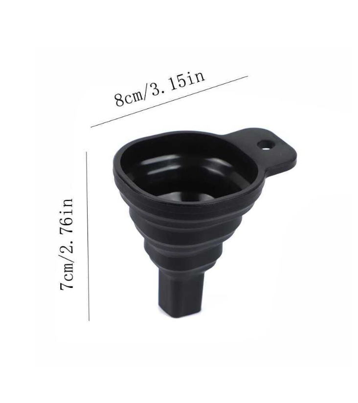 Foldable Silicone Funnel - Compact, Durable, and Easy to Use for Kitchen Tasks