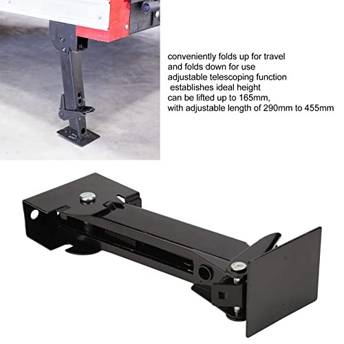 Telescoping Folding Trailer Stabilizer Jacks, Adjustment Swing Down Jack 11.5
