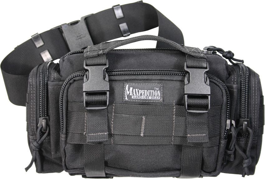 Maxpedition Black Proteus Versipack Compact Tactical Bag - 0402B