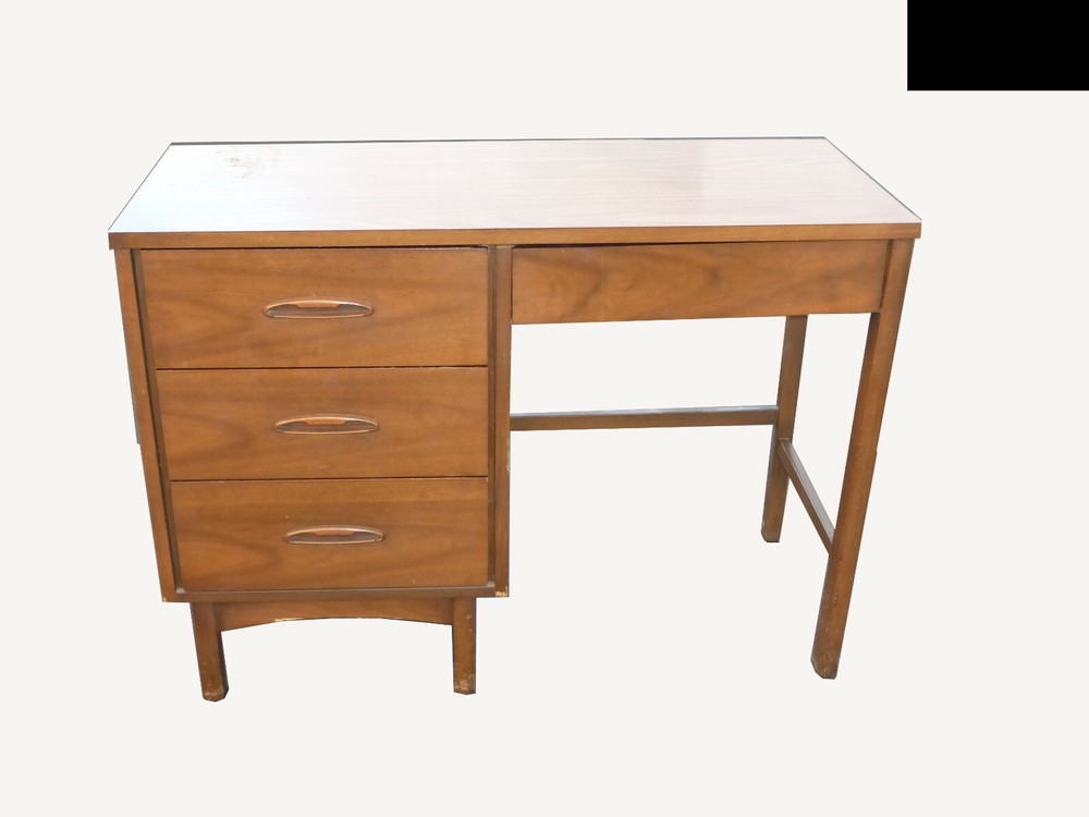 Vintage Danish Mid Century Modern Writing Desk