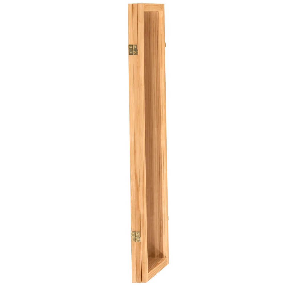 4 ft. Short Clear Plastic Partition Natural 3 Panel