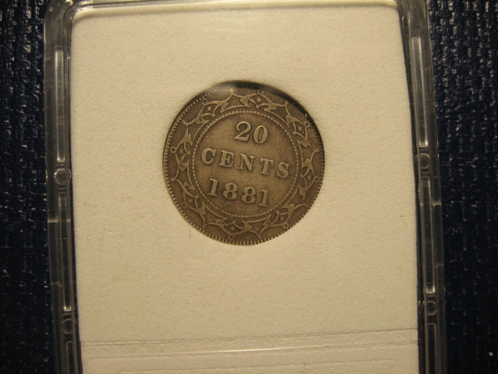 1881 Newfoundland coin set