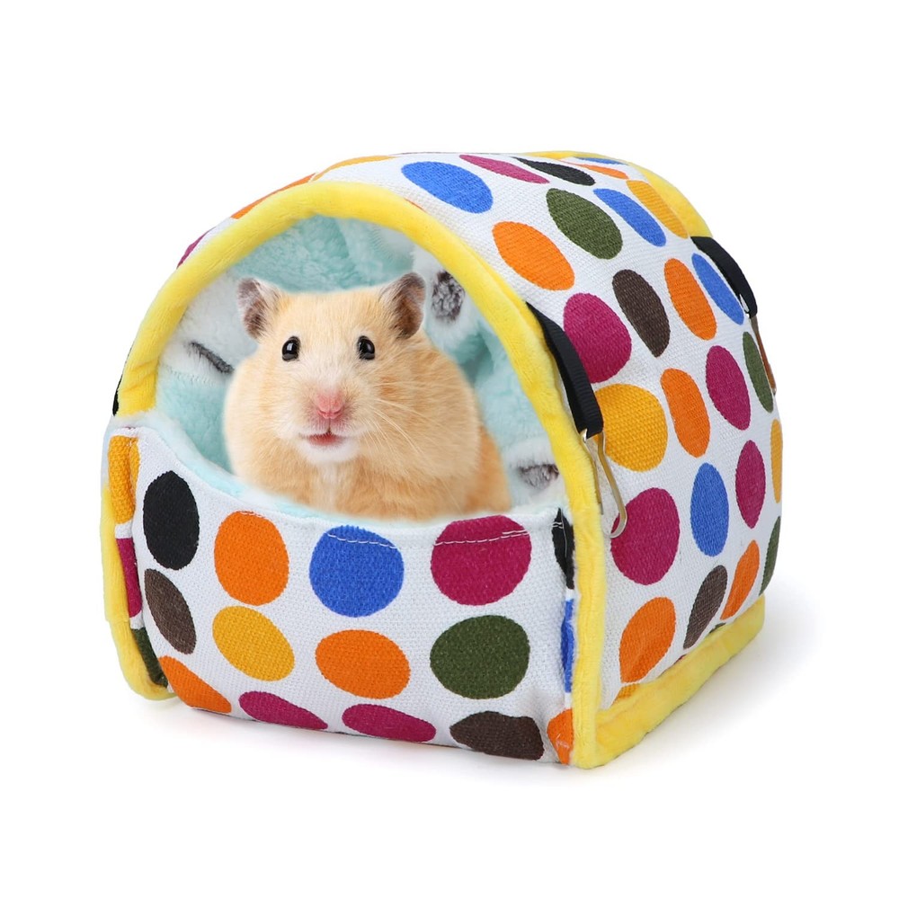 Hamster Bed Hideout Large Warm House for Sugar Glider Gerbils Mice