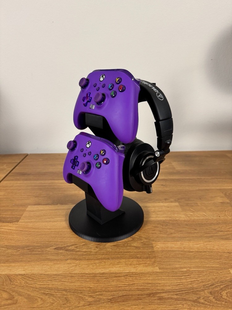 Xbox Series X|S Black Controller Headset Stand Plastic Mount