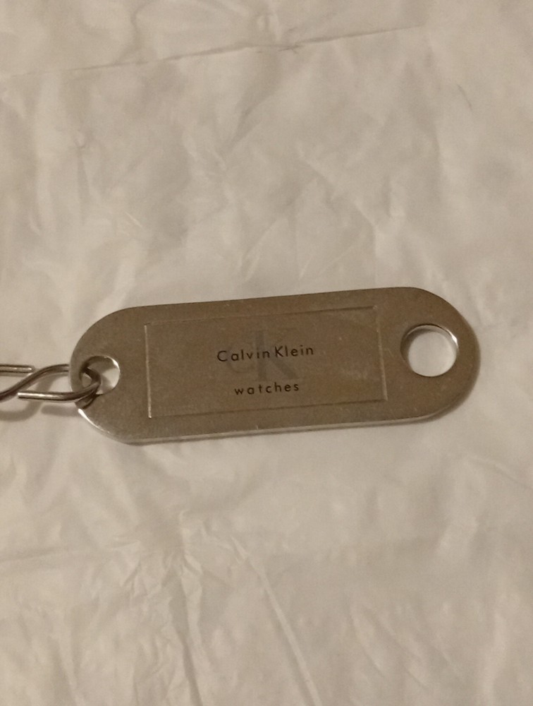 CALVIN KLEIN ORIGINAL STEEL KEYCHAIN
