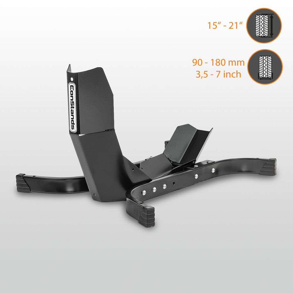 Motorcycle Wheel Chock Constands Easy Plus Black