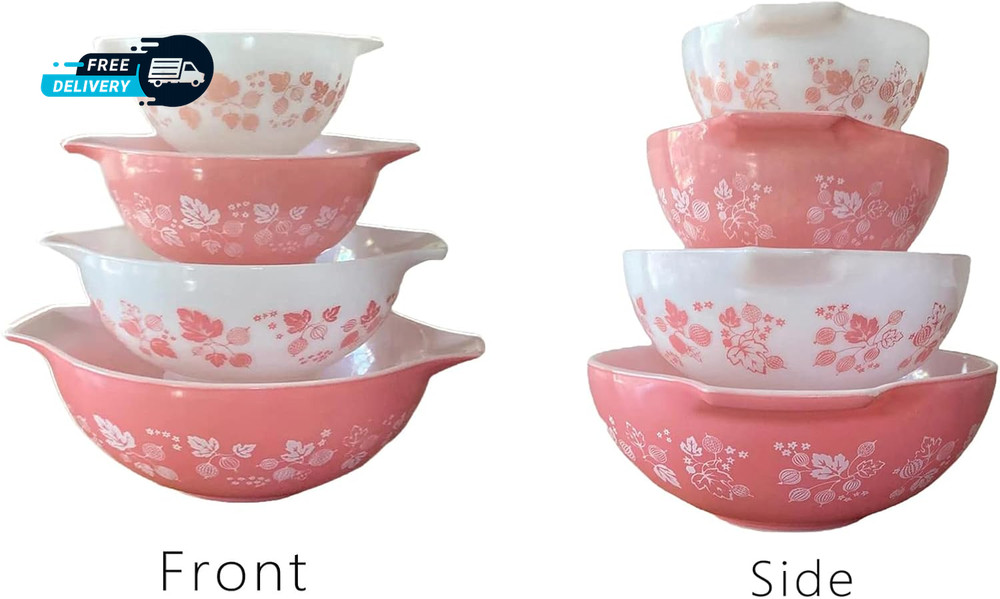 4Pcs Display Stands for Pyrex Mixed Cinderella Bowls Stacker Stacking Rings