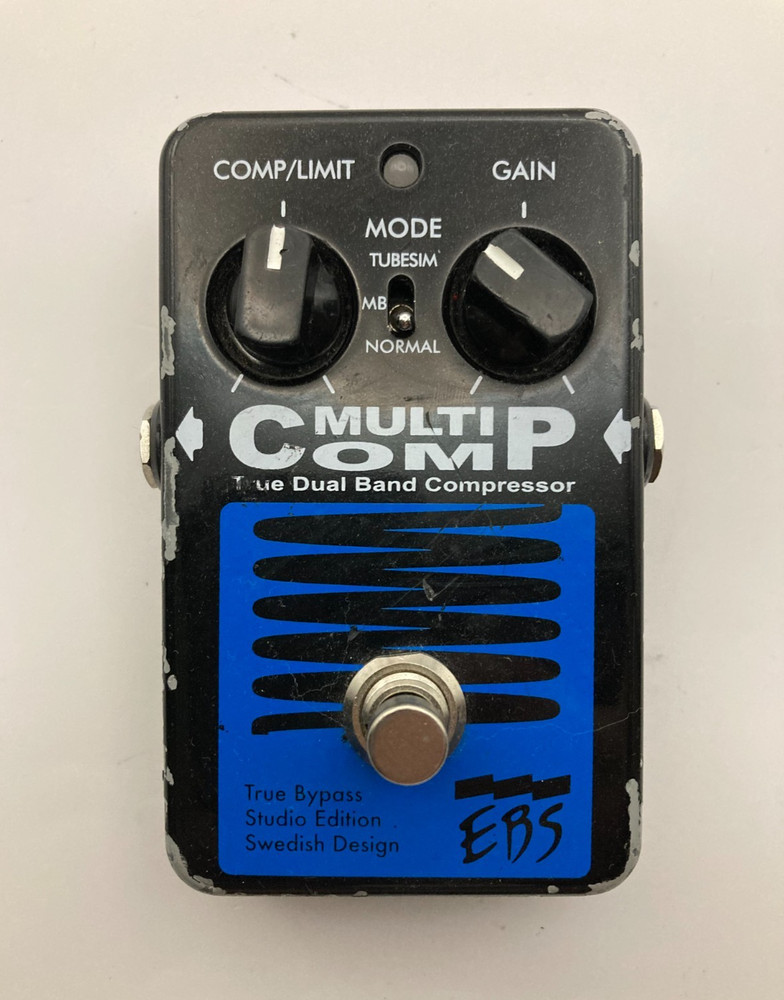 EBS MultiComp Studio Edition Compressor Pedal Tested Working