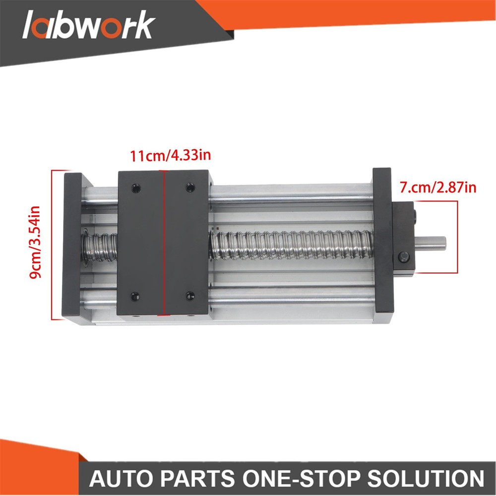 Labwork 100mm Sliding Table Linear double-track Ballscrew SFU1605 Motion Stage