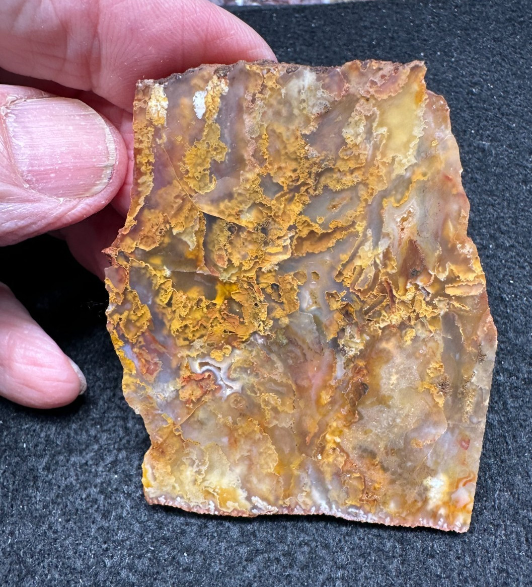 Graveyard Point Plume Agate slab, great for cabbing 2.11oz (#1048)