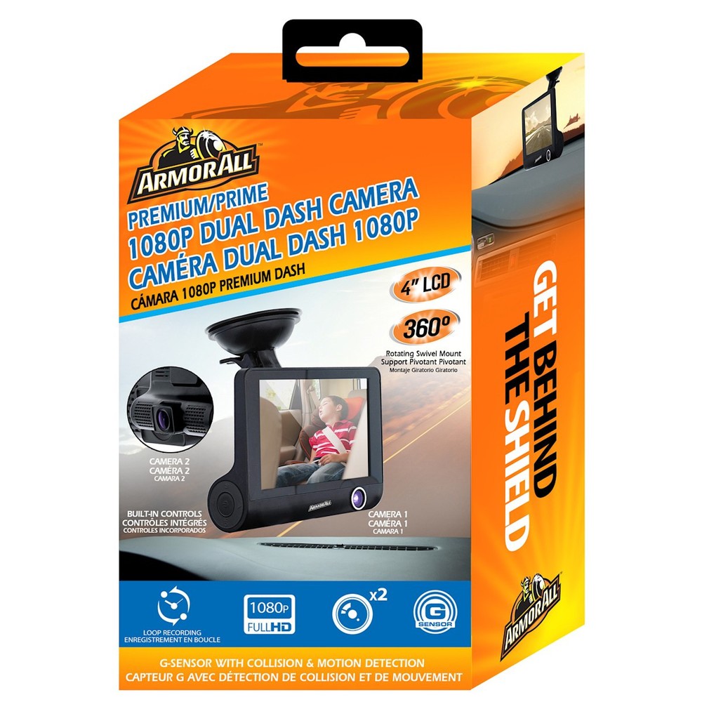 Open Box ADC2-1010-BLK Armor All Dash Camera