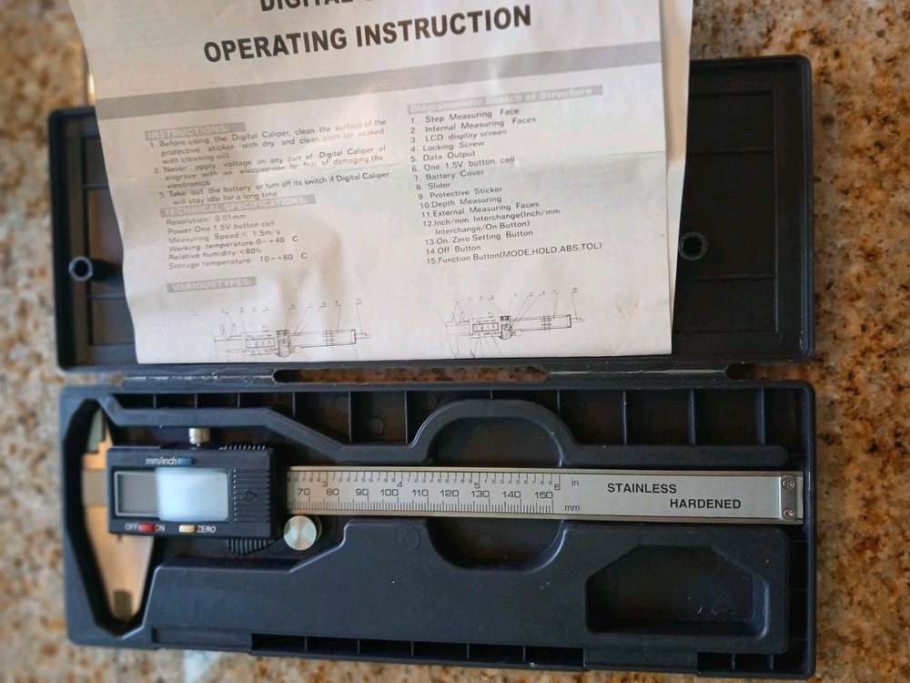 Digital Caliper Metric & Imperial