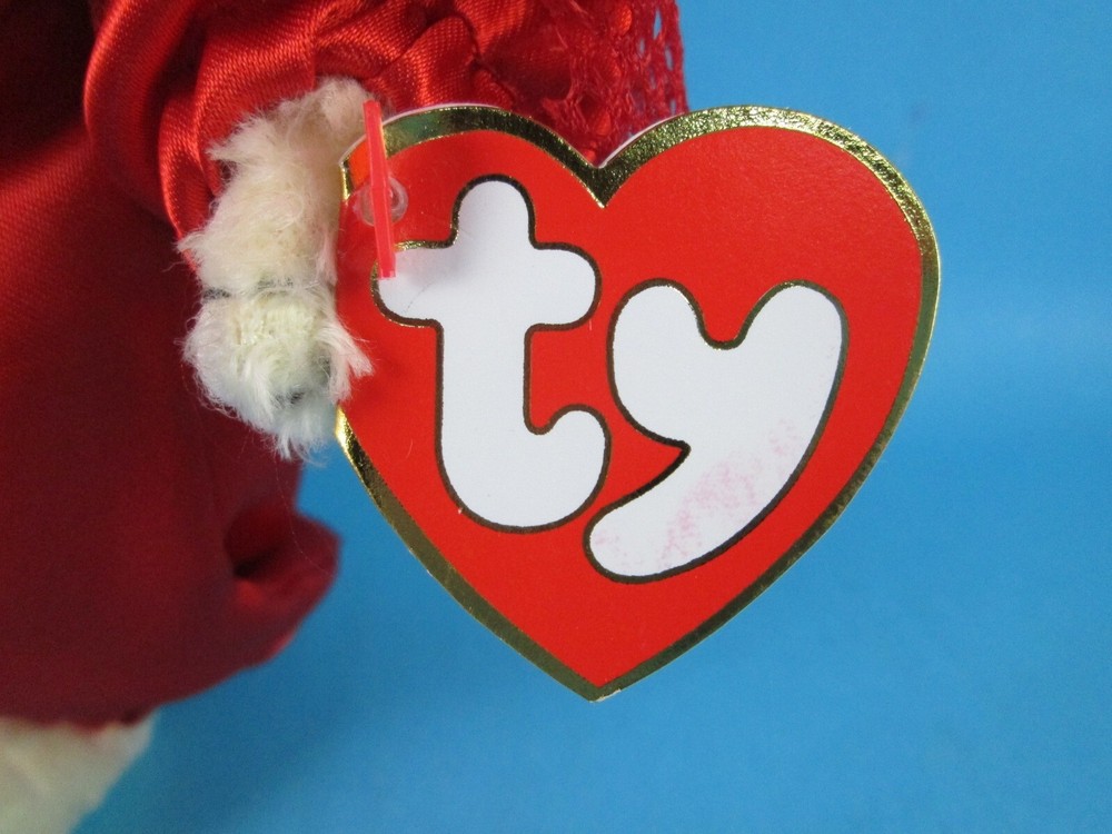 Ty Beanie Babies Baby Devlin Bear 2000 Attic Treasures plush Halloween Devil