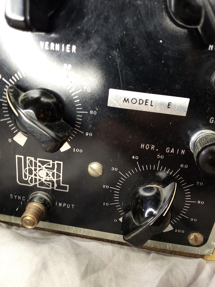 Vintage United Electronics Laboratories UEL Oscilloscope Model E