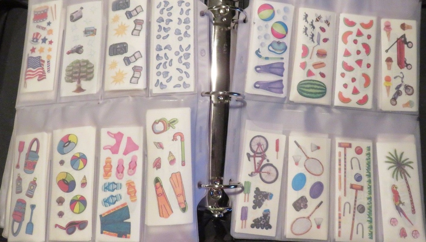 CREATIVE MEMORIES Winter, Spring, Summer, Fall SEASON Studio stickers (2" x 5")