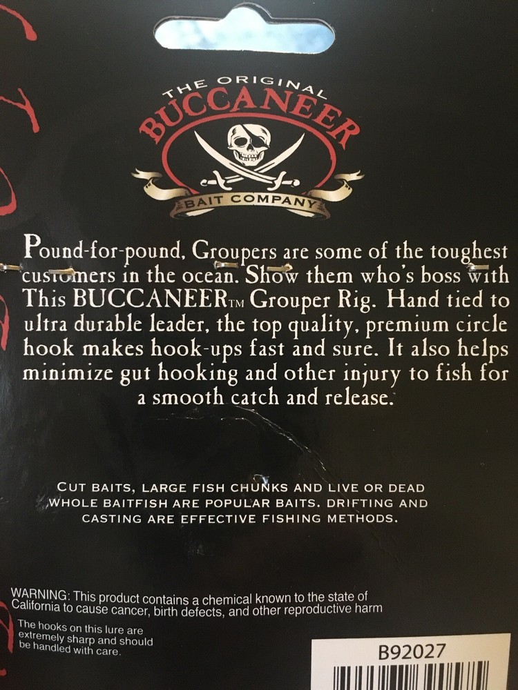 (4) 4oz Grouper Rigs 6/0 Circle Hook Egg Sinker Snapper Rig